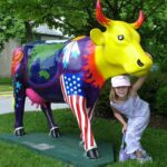 krowa gładka ameryka cow parade