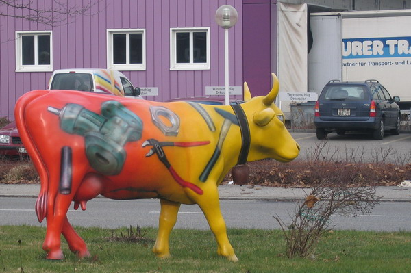 krowa gładka cow parade Szwajcaria
