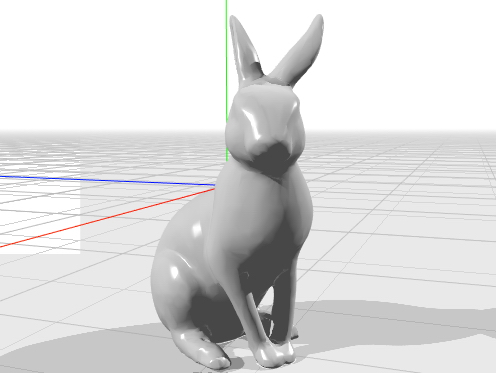 królik naturalny model 3D