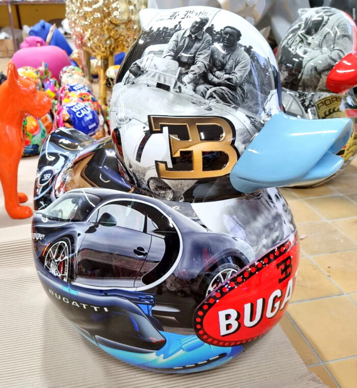 Bugatti duck popart sculpture 3DFORM