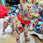 Decorative popart figure Statue Bull Terrier 3DFORMeu