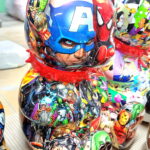 Small resin bear avengers wrapping