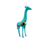 figura żyrafa pop-art GF062