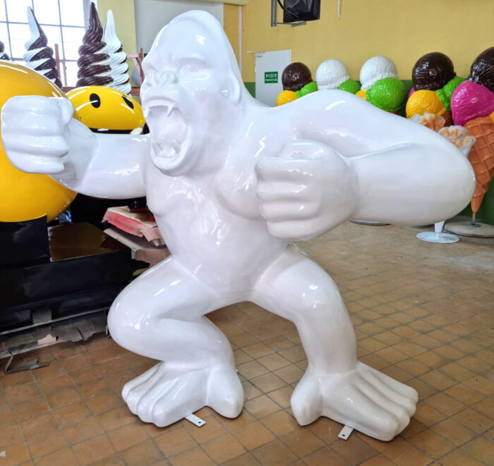 Large fiberglass boxer gorilla