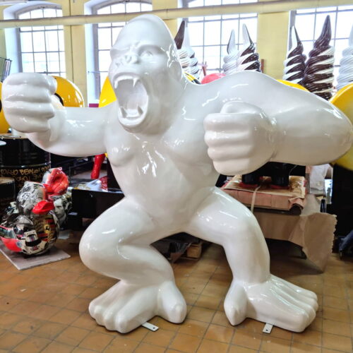 Large fiberglass boxer gorilla1